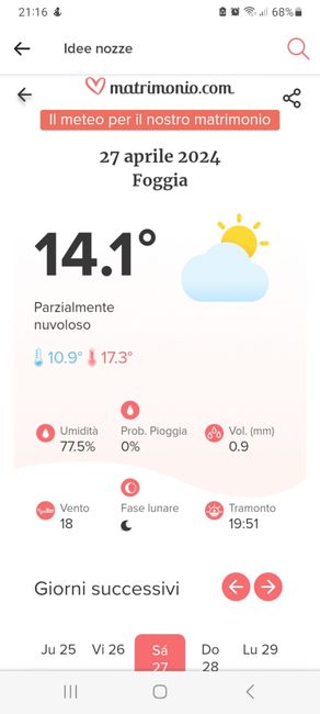 Vorresti sapere che tempo farà al tuo matrimonio?⛅ Scoprilo qui👇 4