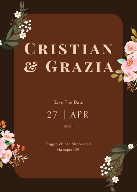 Save the date 💚🤎 2