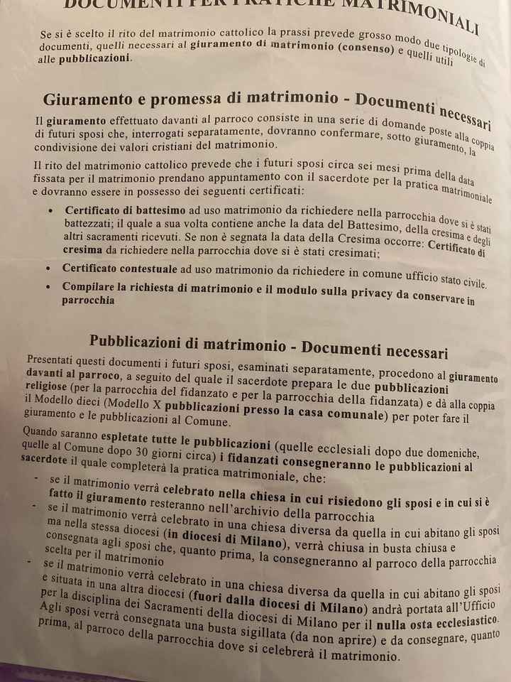 Burocrazia matrimonio - 1
