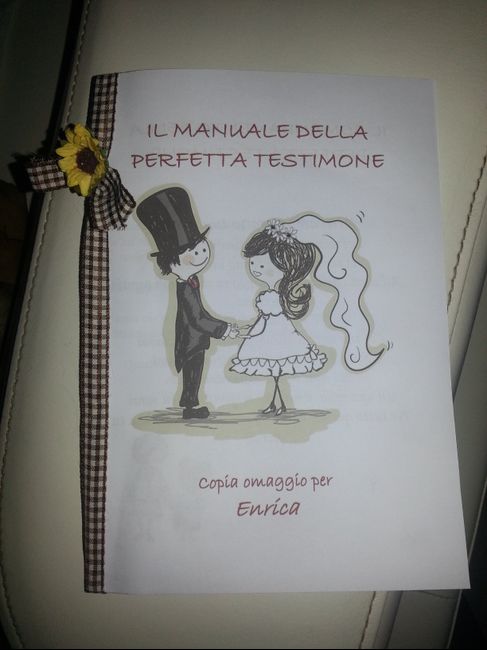 Manuale per la perfetta testimone della sposa - 1