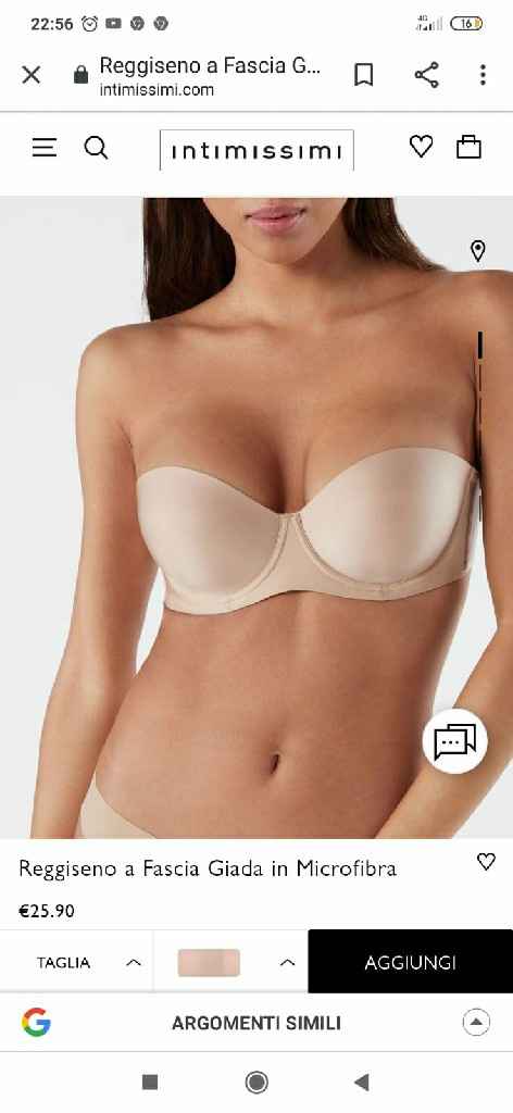 Reggiseno per abito da sposa - 1