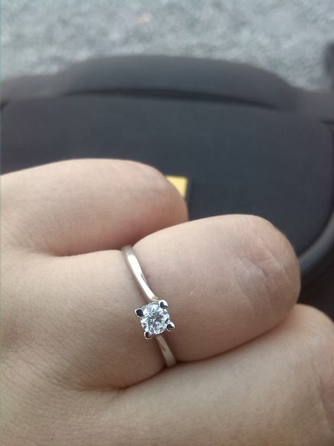 Il mio anello di fidanzamento!