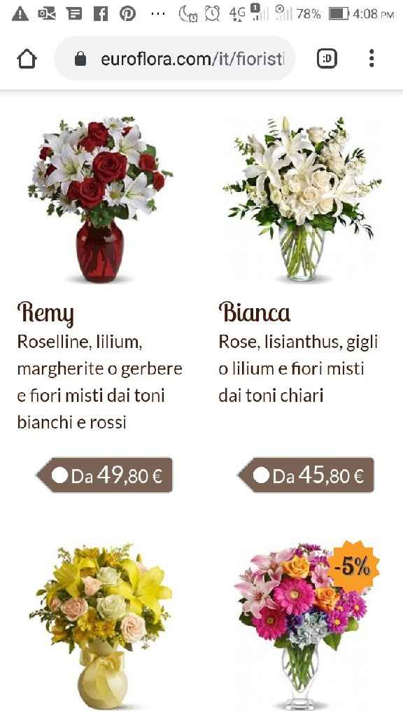 Prezzo fiori solo in chiesa - 1