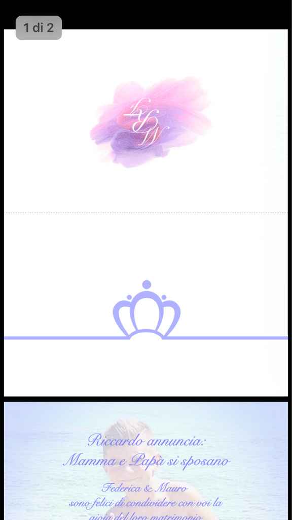 Ecco le partecipazioni!! - 1