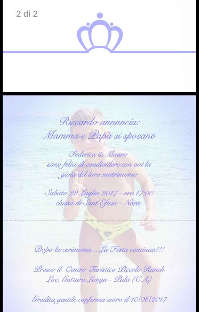 Ecco le partecipazioni!! - 2