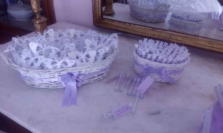 Confetti e bolle di sapone per la chiesa