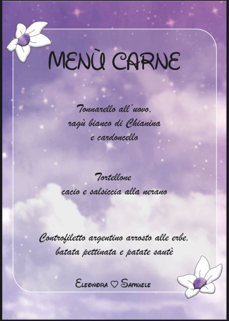 Tipo di menù 🍽 - 2