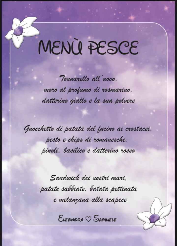 Tipo di menù 🍽 - 1