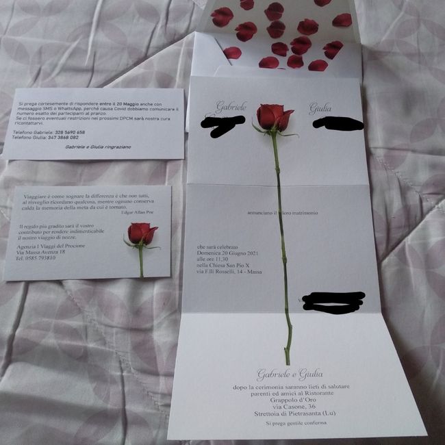 Partecipazioni handmade pronte 5