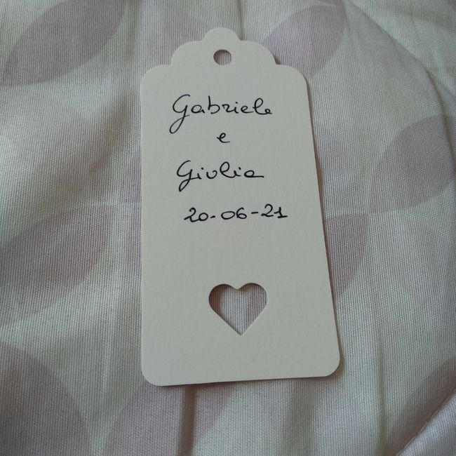 Etichette Wedding bag 💙 2