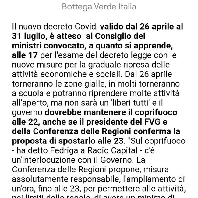 Notizie coprifuoco - 1