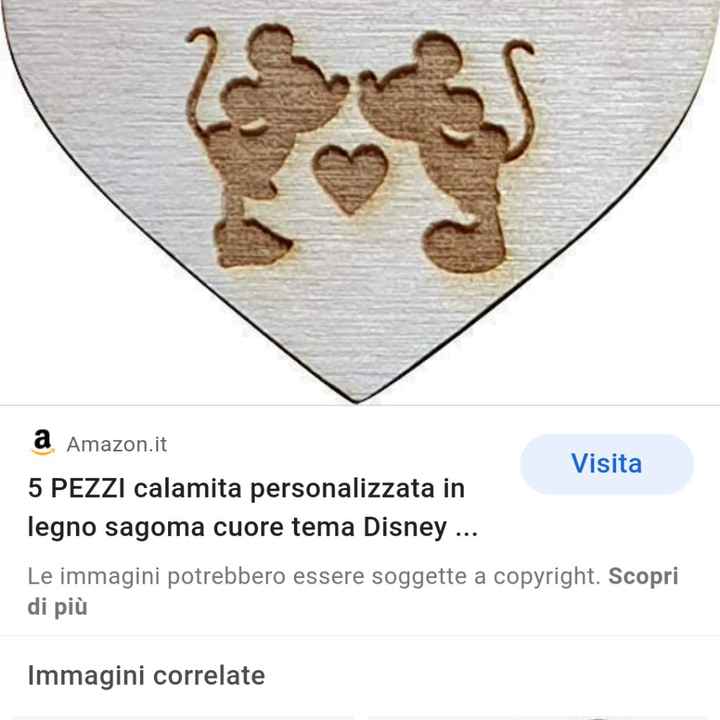 Segnaposto Disney - 2