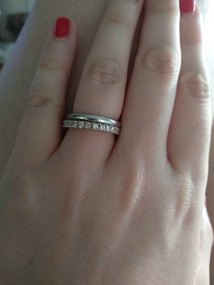 Fedi con diamanti - 1