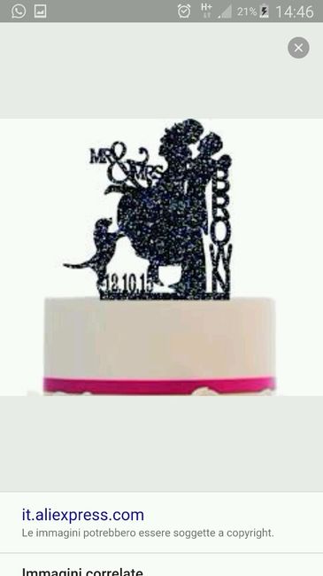 Cake topper: si o no? - 1