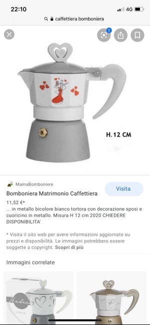 Bomboniere matrimonio 1