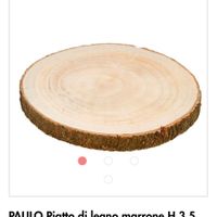 centrotavola fette di legno - 1