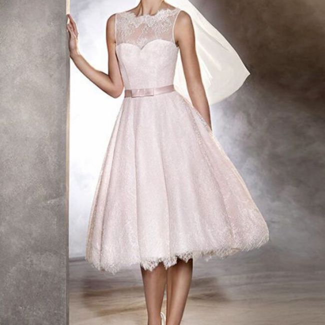 Abito da sposa corto 👰 3