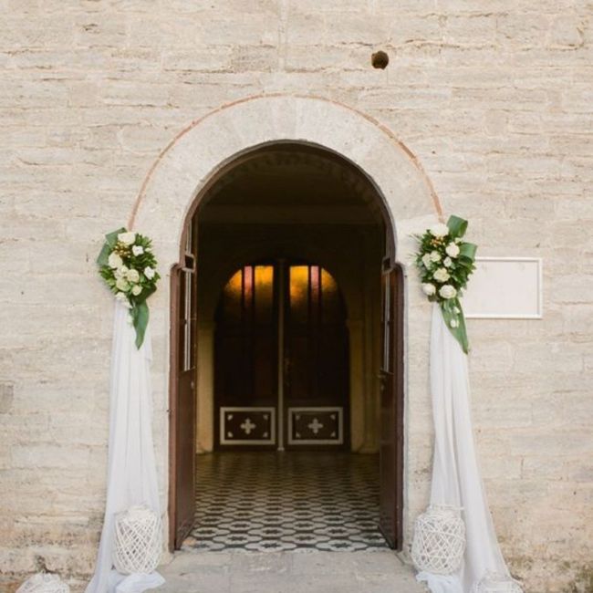 Allestimento fuori dalla chiesa 6