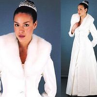 Cappotto da sposa con pelo