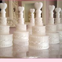 segnaposti mini wedding cake 
