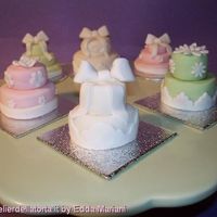 segnaposti mini wedding cake 