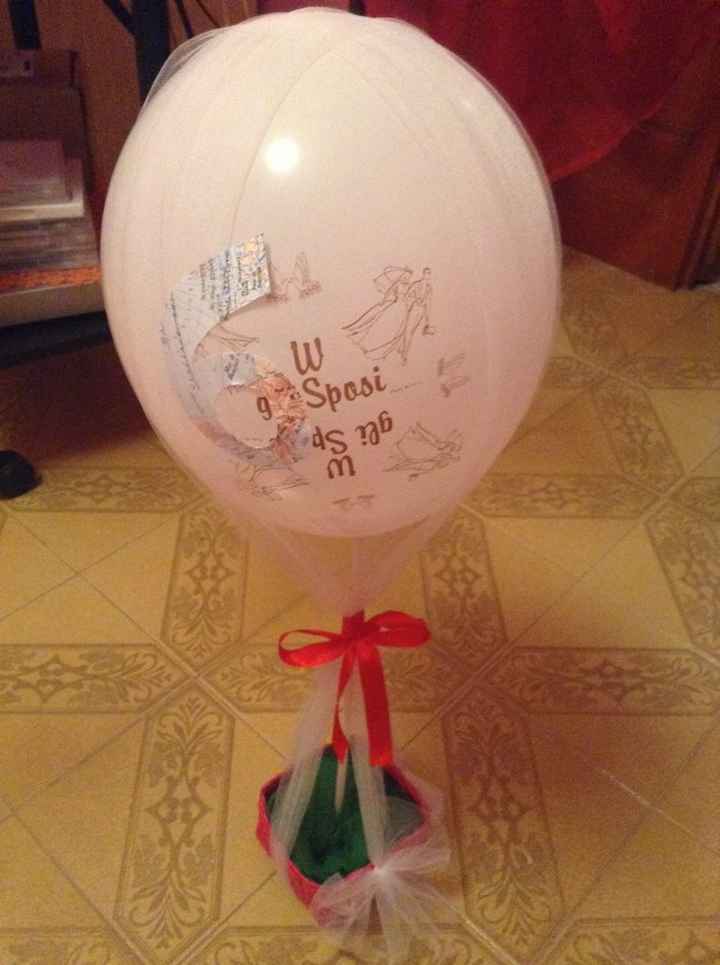 Centrotavola mongolfiera - 2