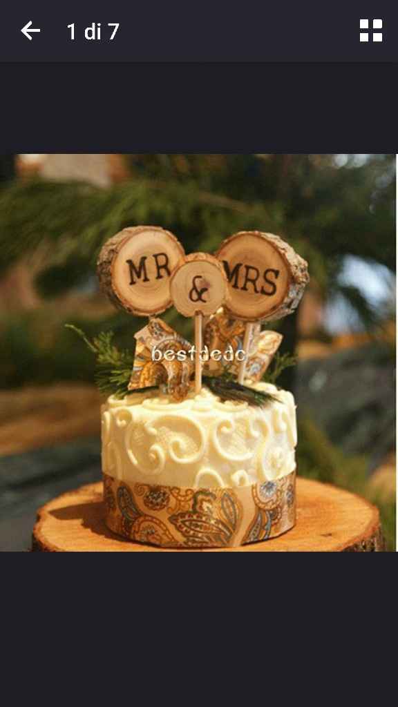 Cake topper - 1