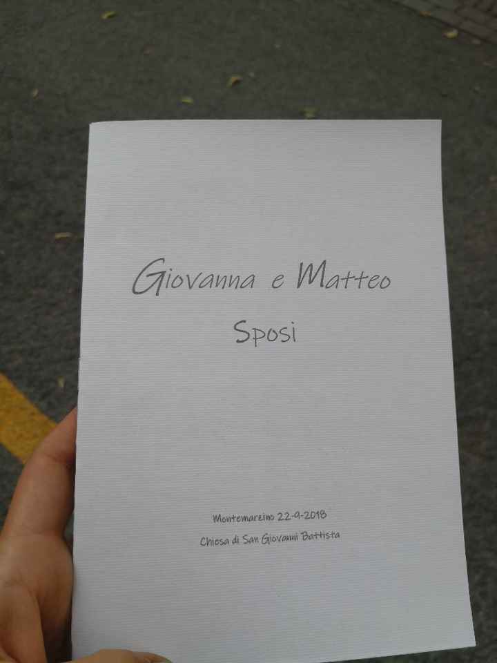 Libretto matrimonio rito misto - 1