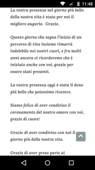 Frasi di ringraziamento - 1