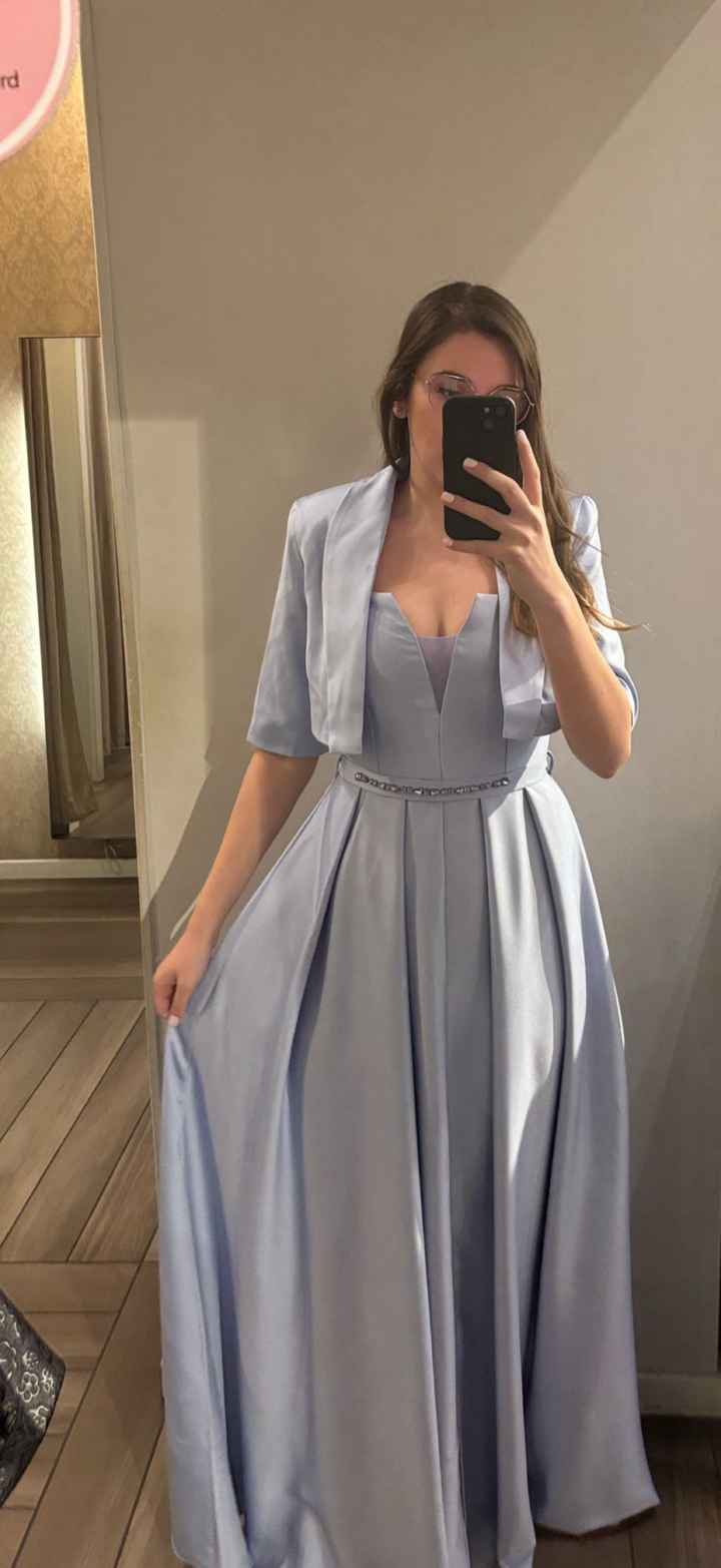 Cercasi abito damigelle azzurro/azzurro polvere - 1