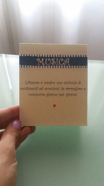 Cartelli tableau e tavoli - 2