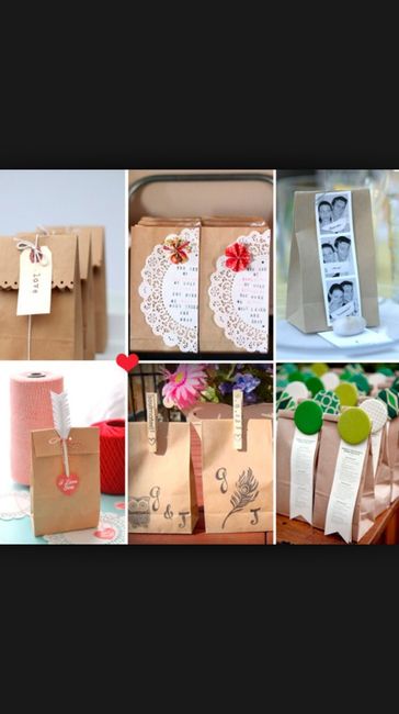 Wedding bags con buste kraft - 2