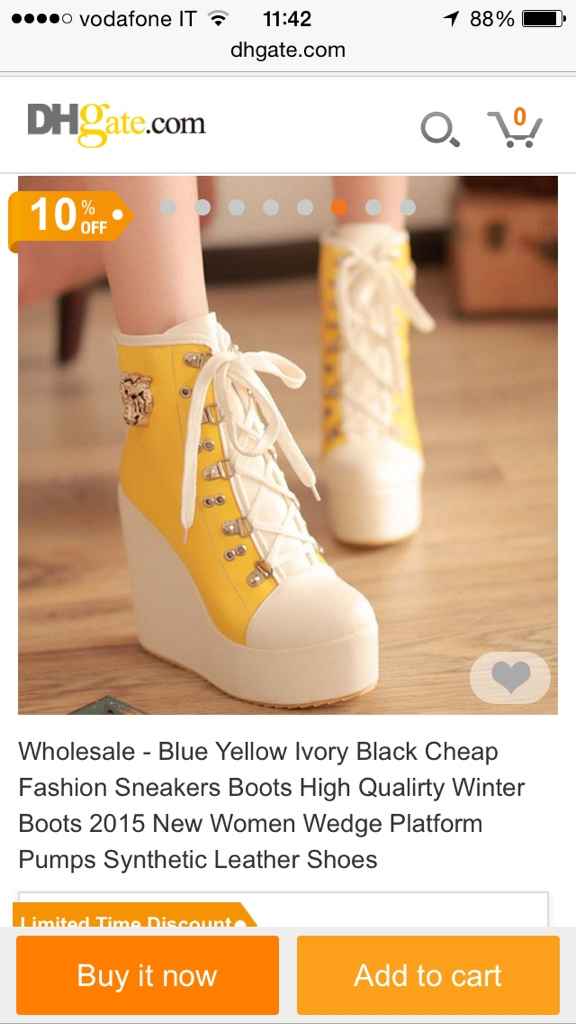 Scarpe gialle - 1