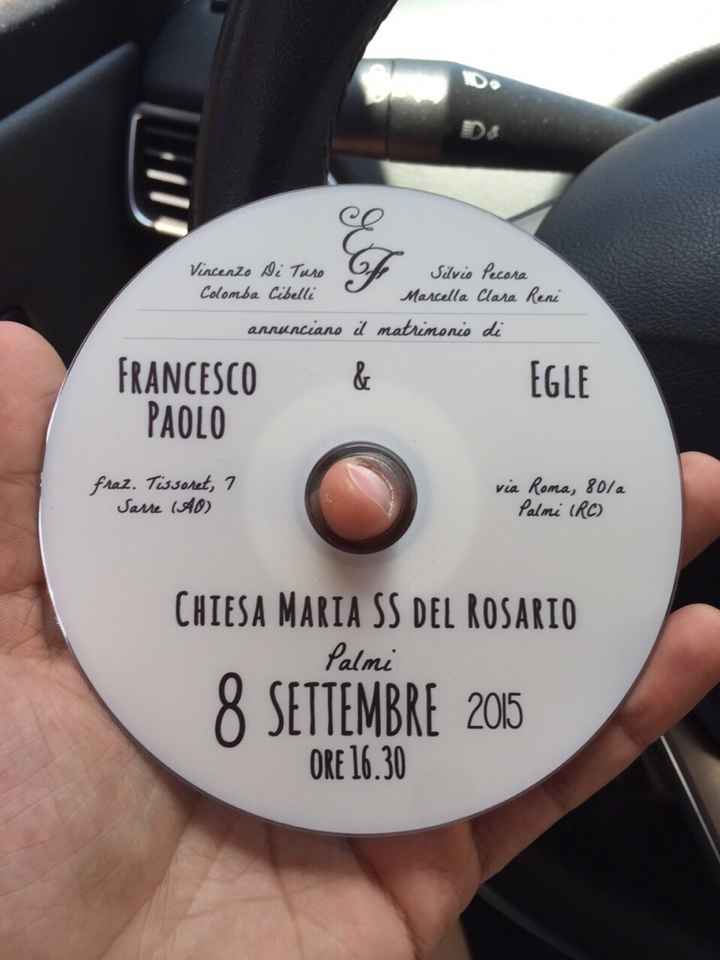 Partecipazioni fatte da voi...postate le foto?? - 2
