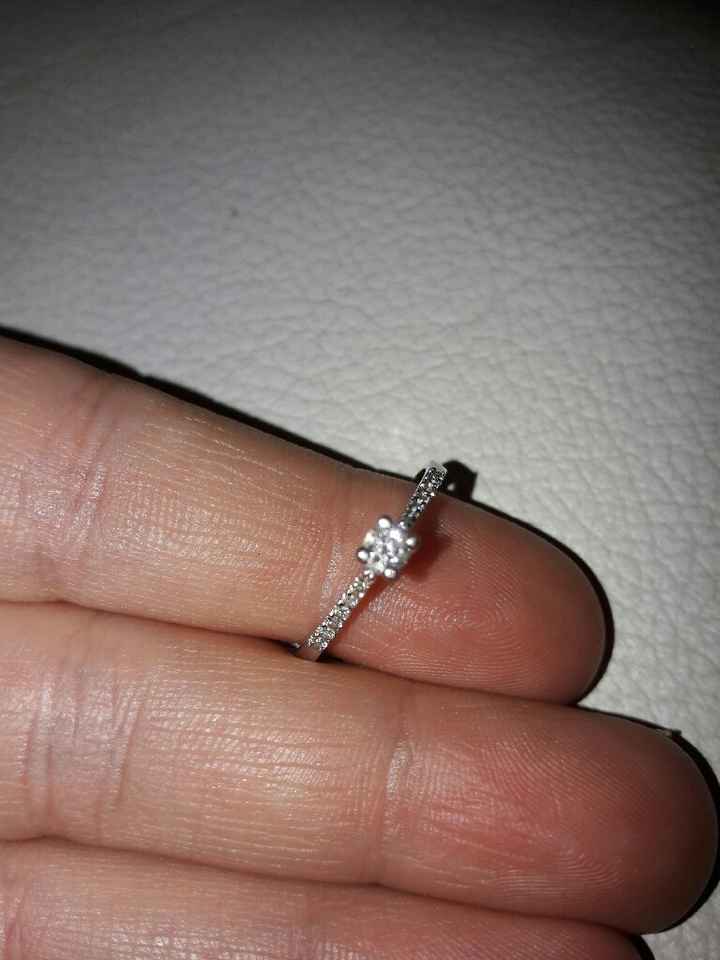 L'anello di fidanzamento scelto da Sara - 1