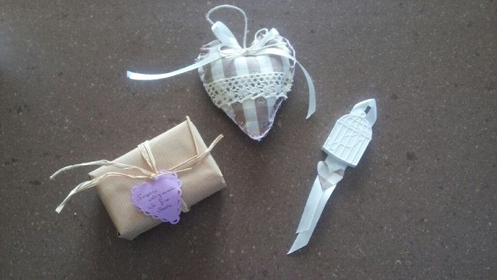 Gabbiette e lavanda handmade - 1