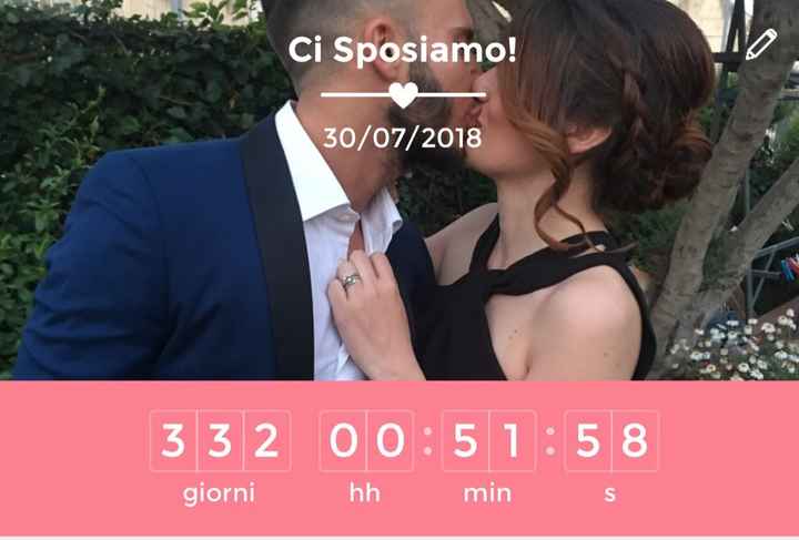 Quanto manca al tuo matrimonio? Condividi il countdown! - 1