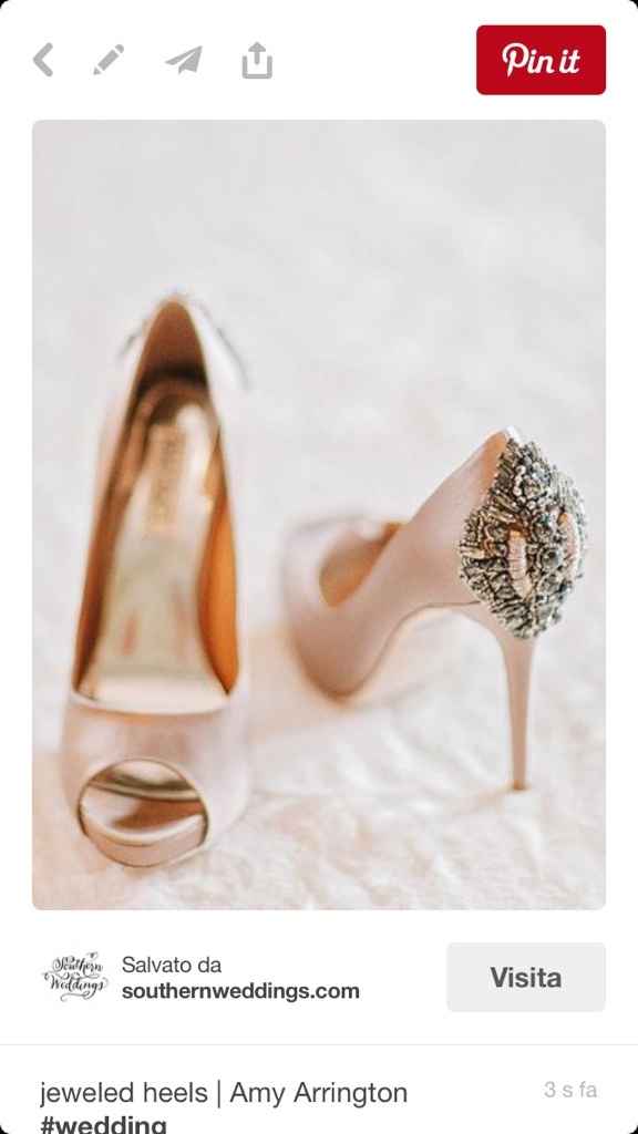 Scarpe gioello tipo badgley mischka - 1