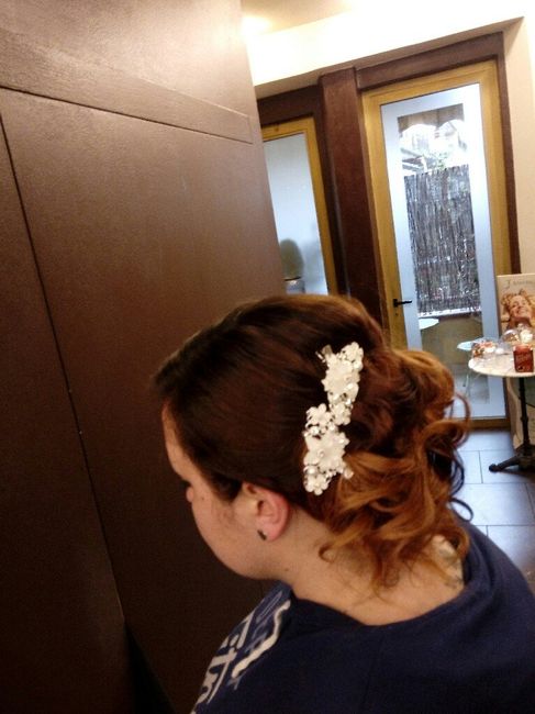 Prima prova capelli...grazie sister!!!! - 2