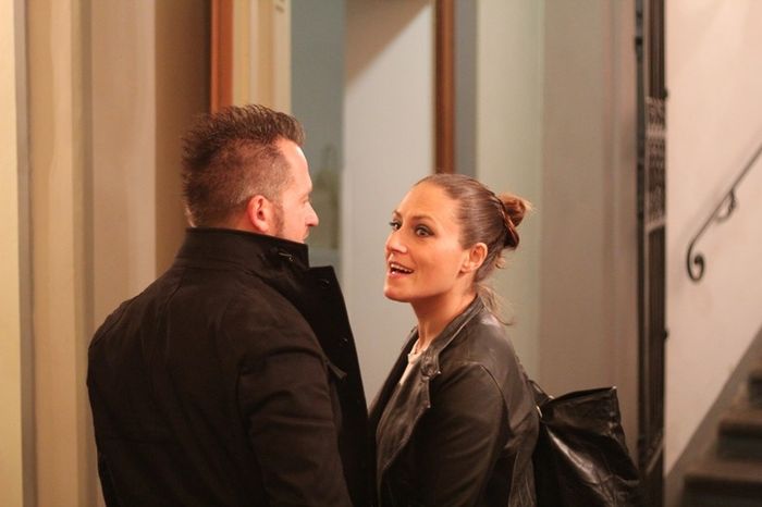 Noi alla cena della degustazione