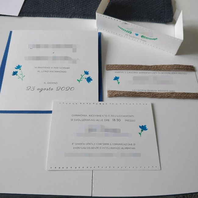 Partecipazioni homemade - prova 2 - 2