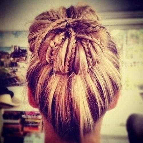 chignon treccie