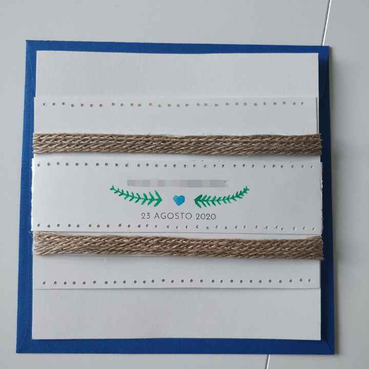 Partecipazioni homemade - prova 2 - 1