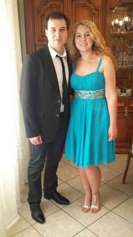 Abito azzurro/turchese 2