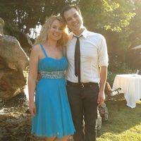 Abito azzurro/turchese