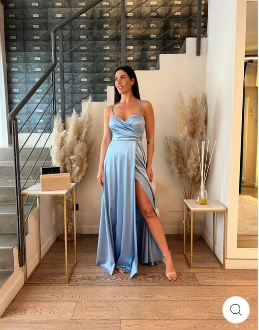 Cercasi abito damigelle azzurro/azzurro polvere 6