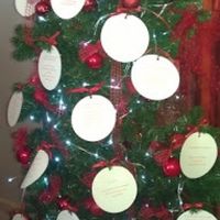 albero di natale per tableau mariage