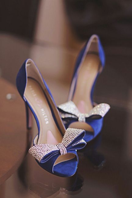 Blue heels