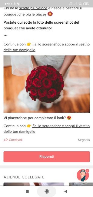 Fai lo screenshot e scopri il tuo bouquet - 1