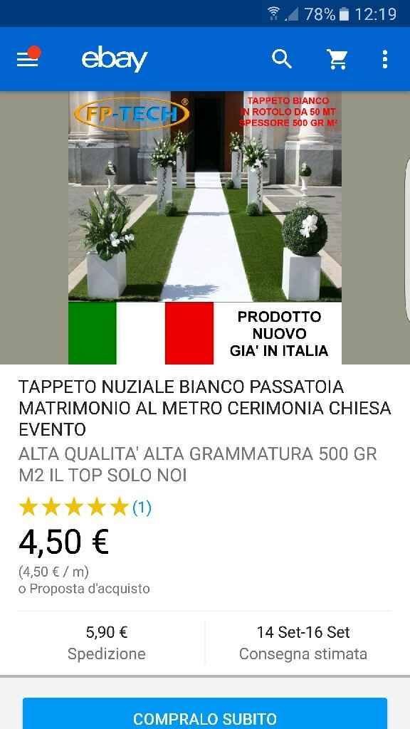 Passatoia bianca! - 1